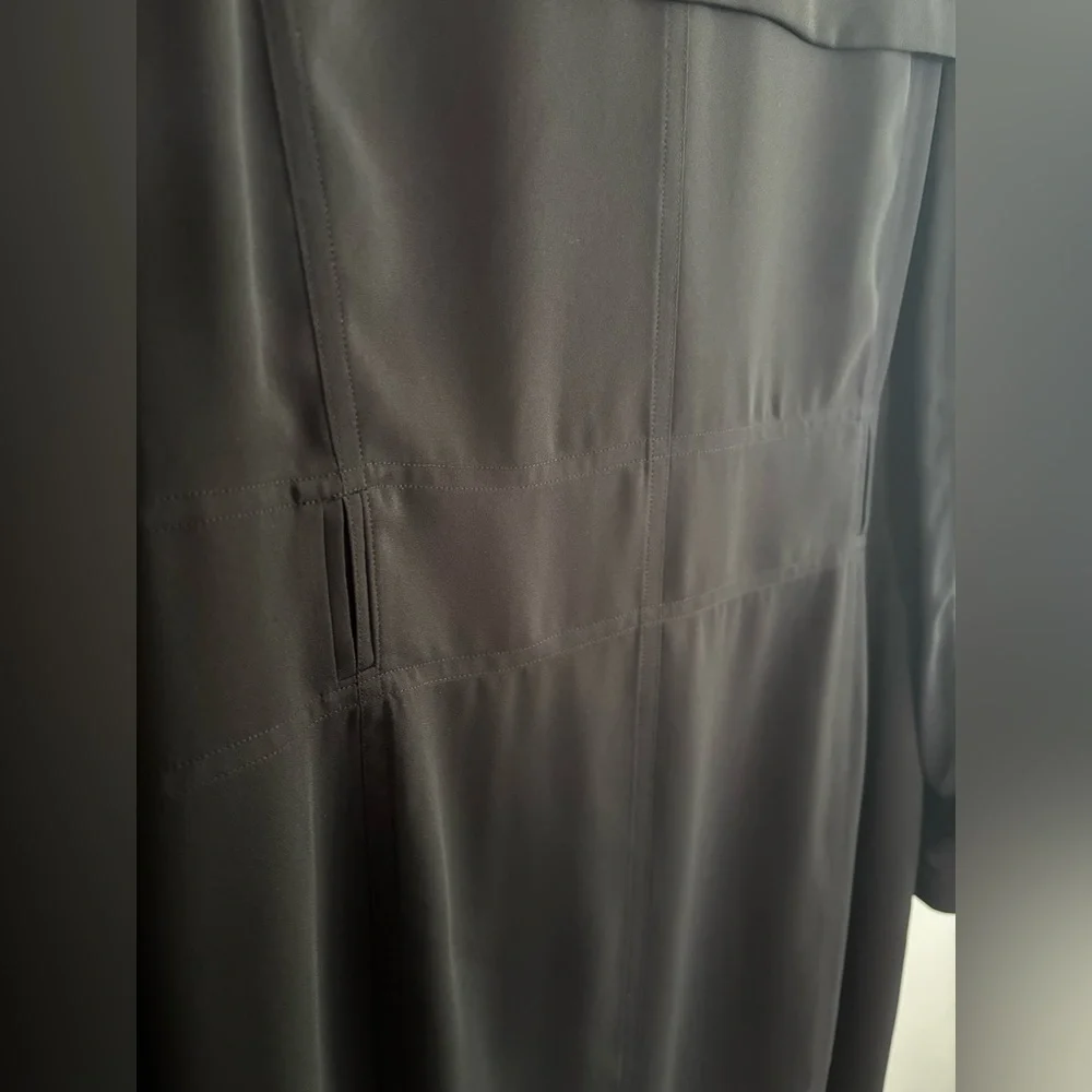 Aritzia Babaton Quincy flowy duster tie waist sheer jacket - Picture 7 of 14